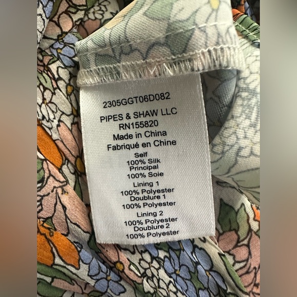 Veronica Beard Floral Silk Chiffon Sleeveless Maxi Dress. Like New. Size:00 - Picture 15 of 15